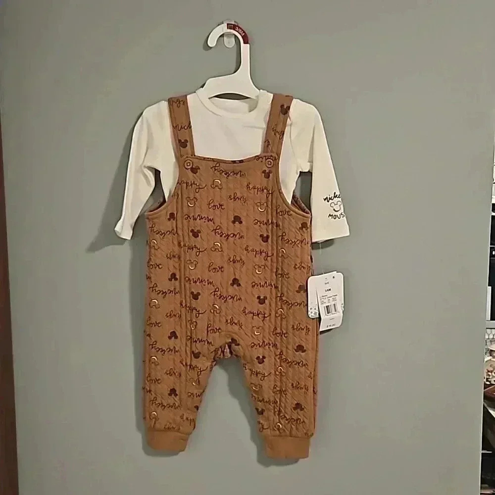 2piece boy 3/6mth Disney Mickey Mouse outfit